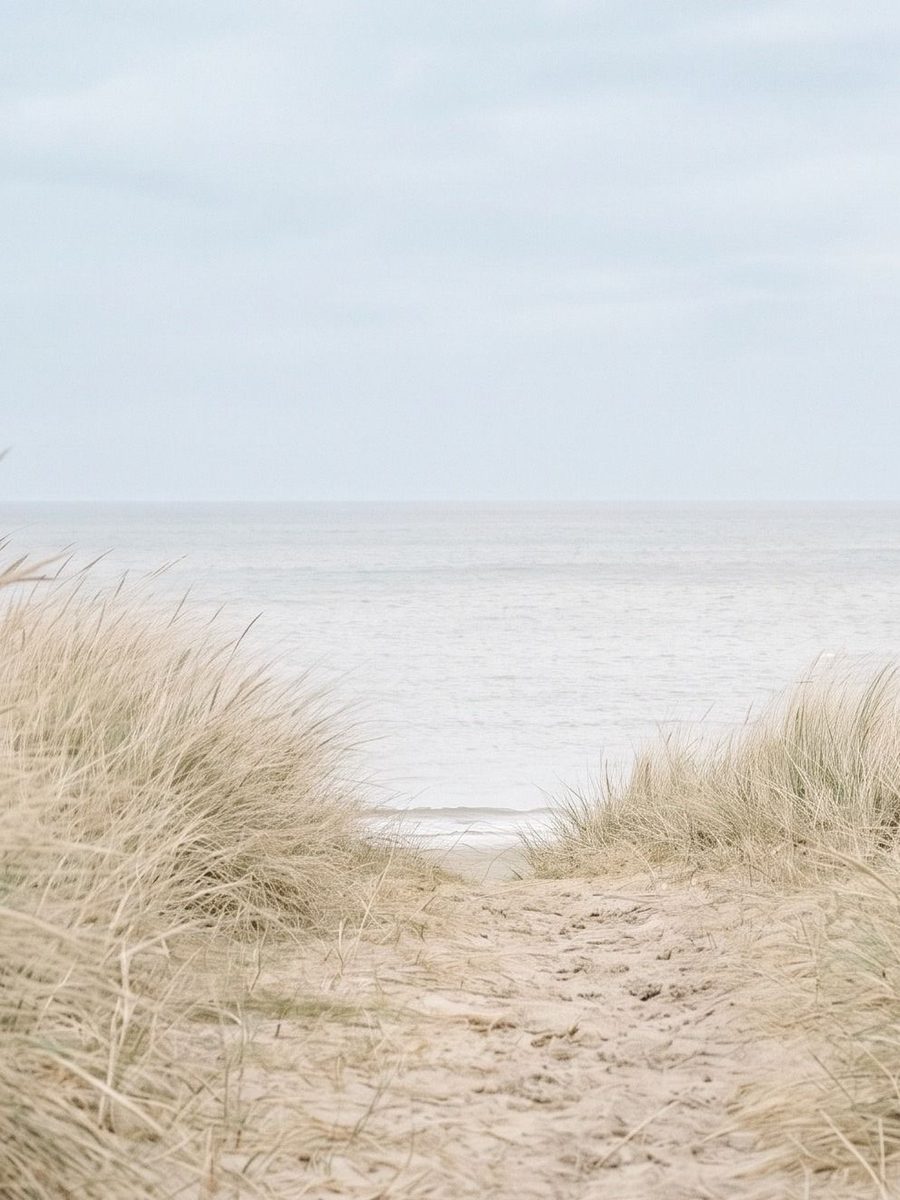 Les dunes · panneau central, affiche paysage