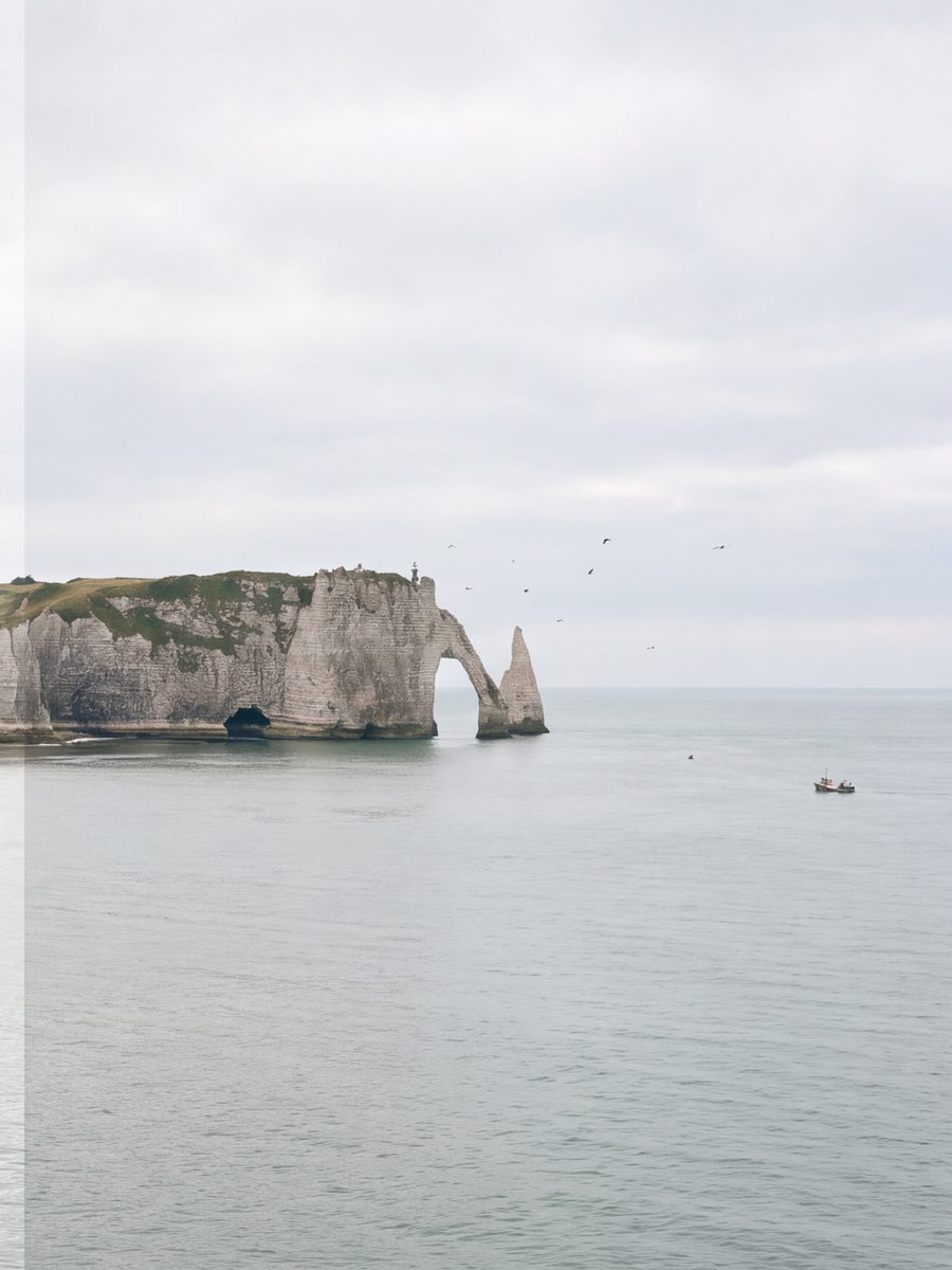 Les falaises · panneau droite