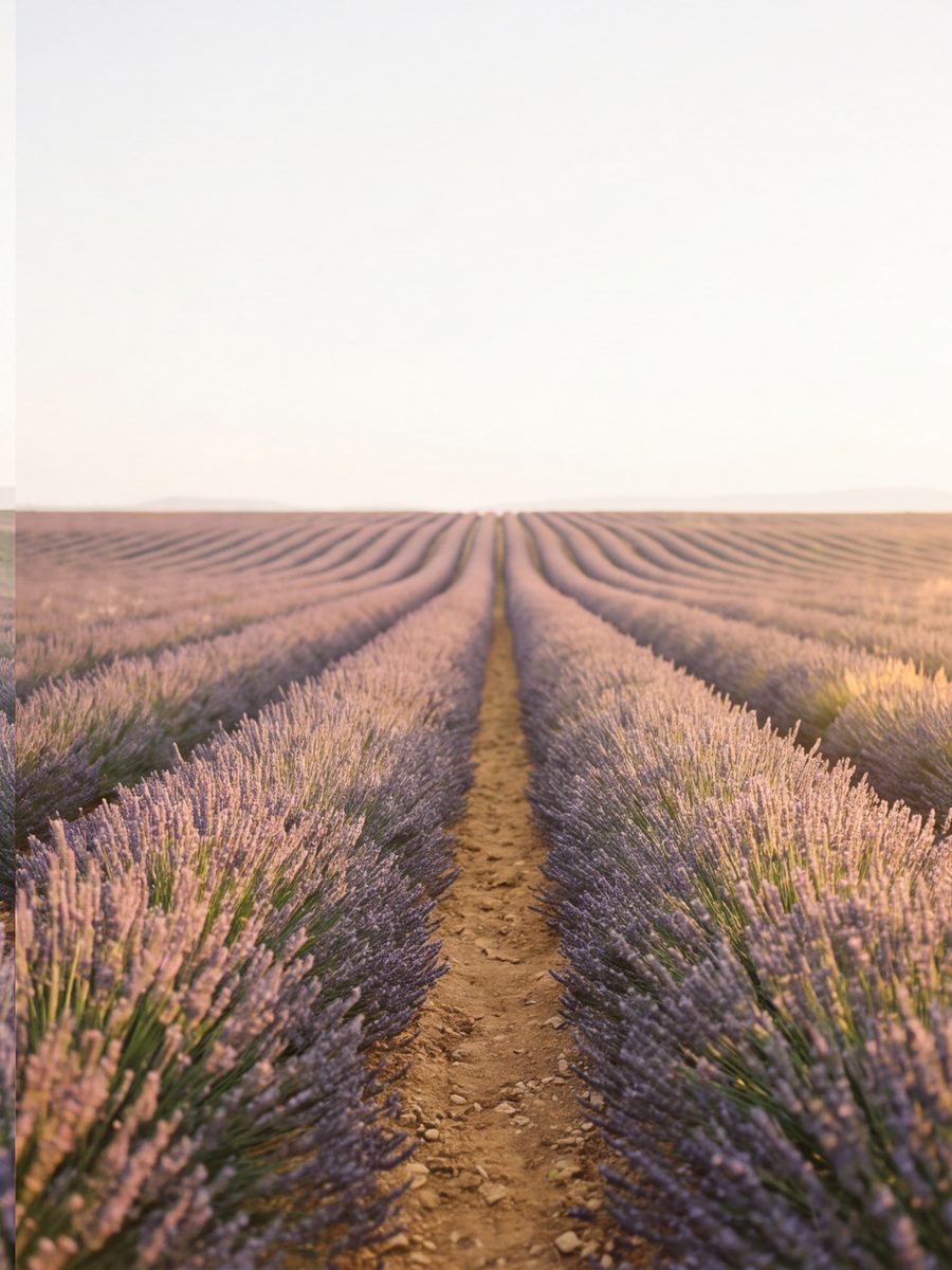 Le champ de lavande · panneau droite