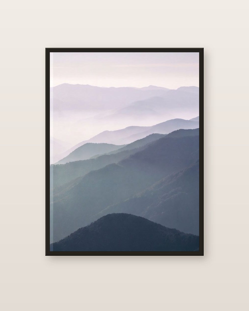 Les montagnes bleues · panneau droite