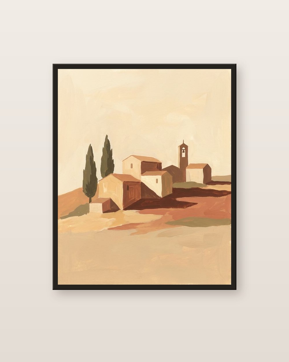 Village au soleil