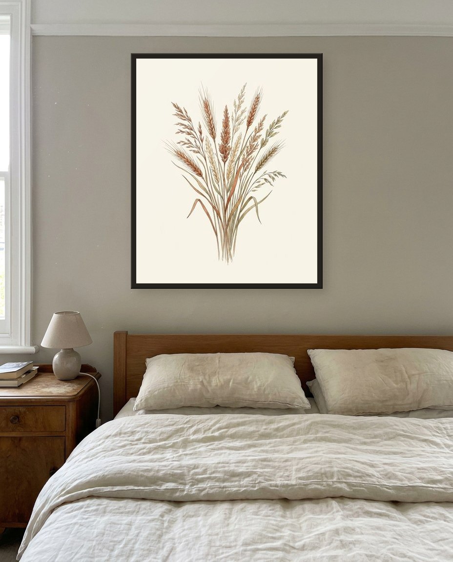 Graminées, chambre parentale