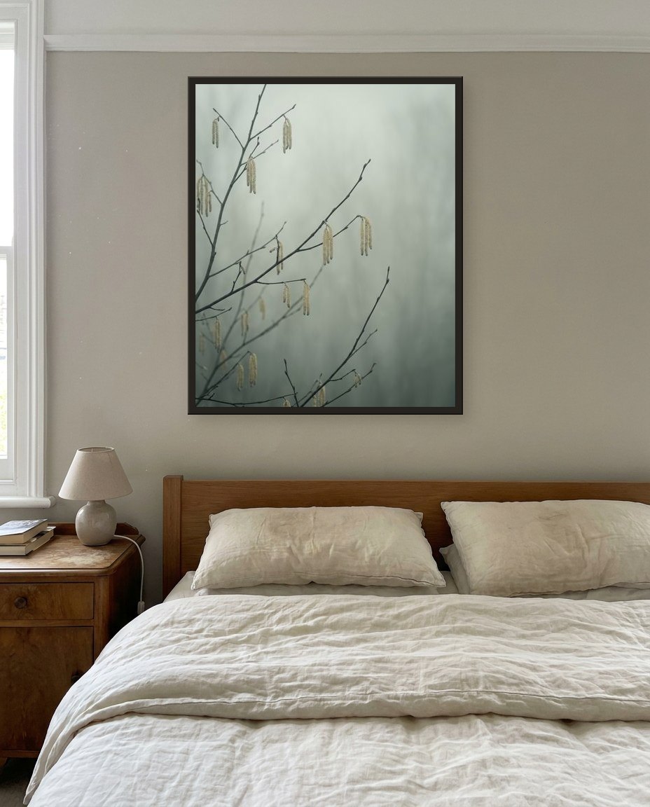 Chatons de noisetier, chambre parentale