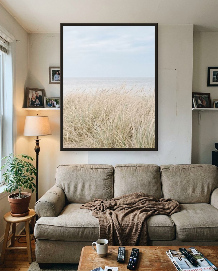 Les dunes · panneau droit, salon