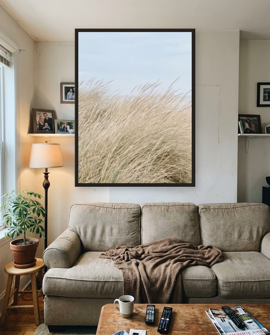 Les dunes · panneau gauche, salon