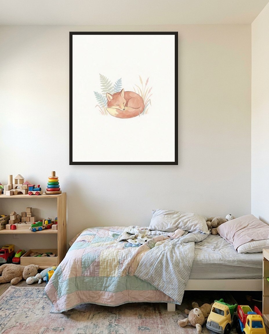 Le petit renard, chambre d’enfant
