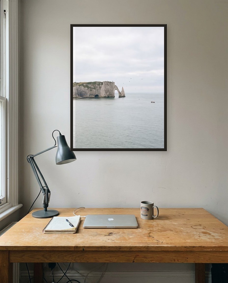 Les falaises · panneau droite, bureau