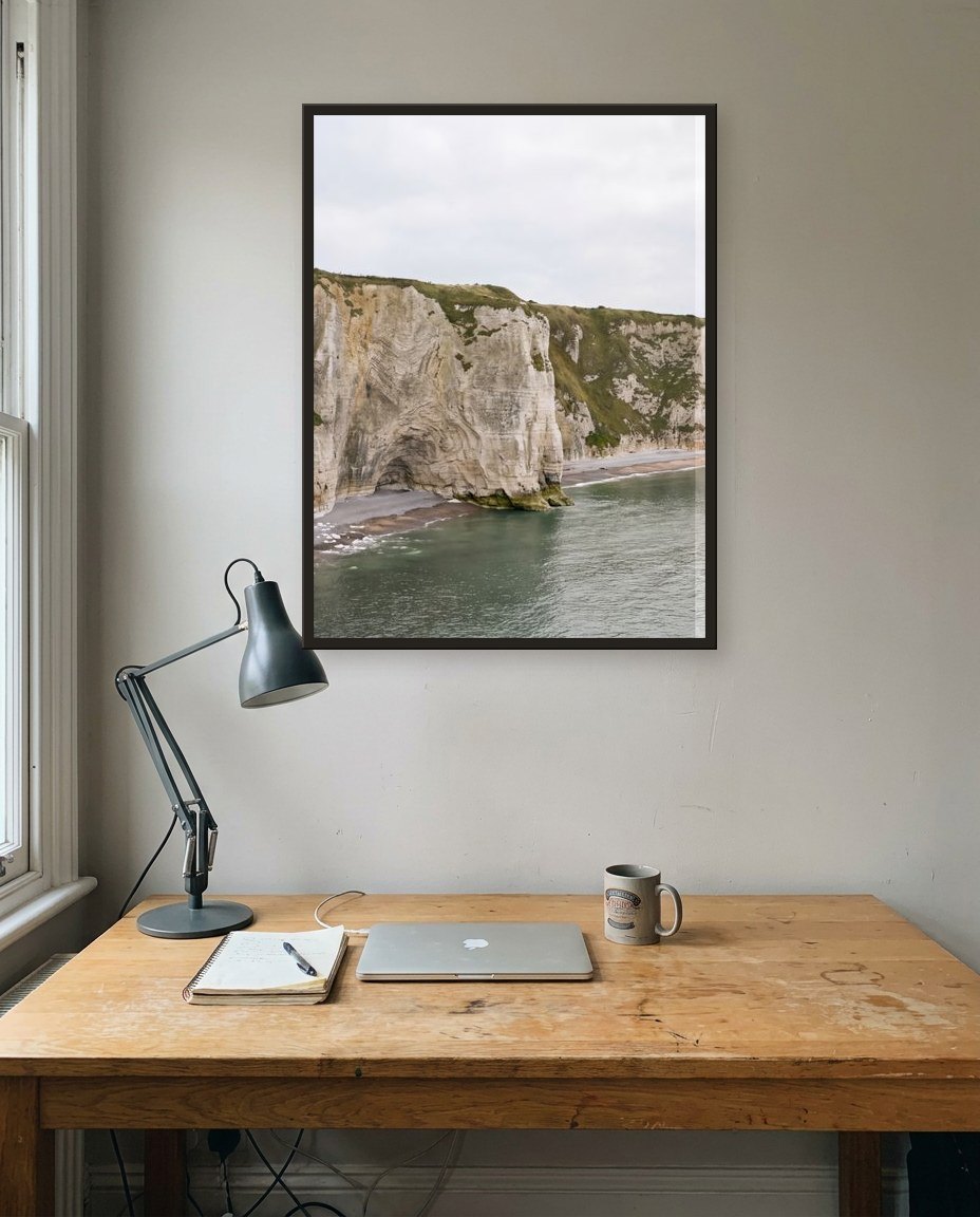 Les falaises · panneau gauche, bureau