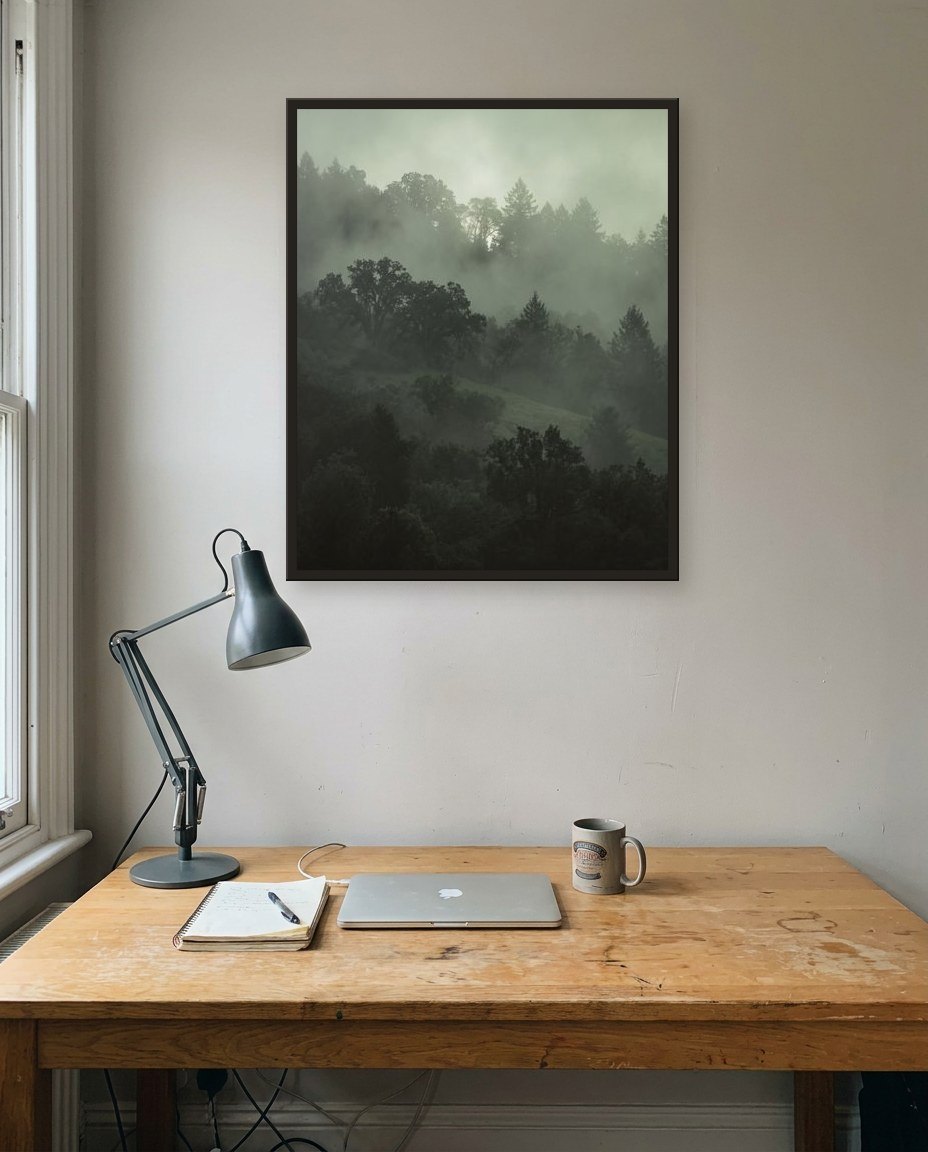 Forêt de brume, bureau