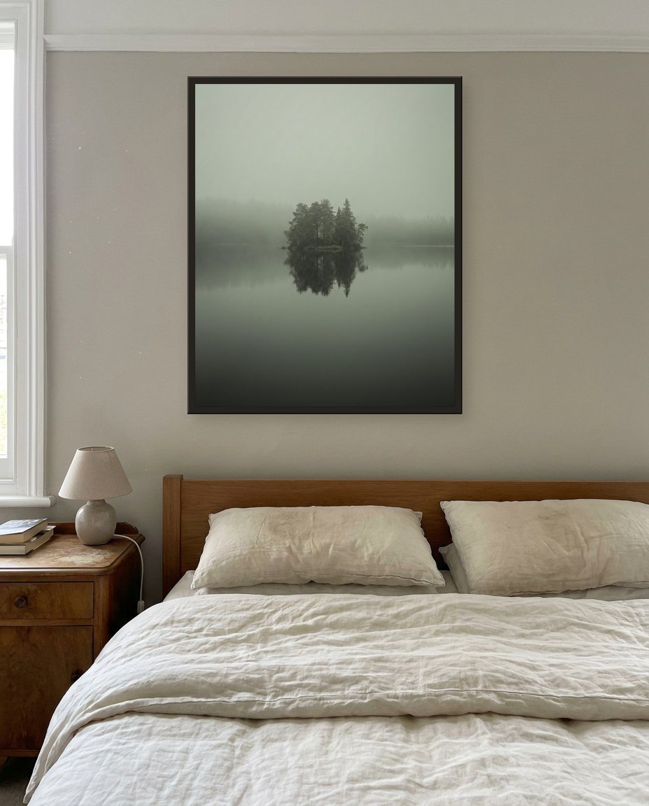 L’île sur le lac, chambre parentale