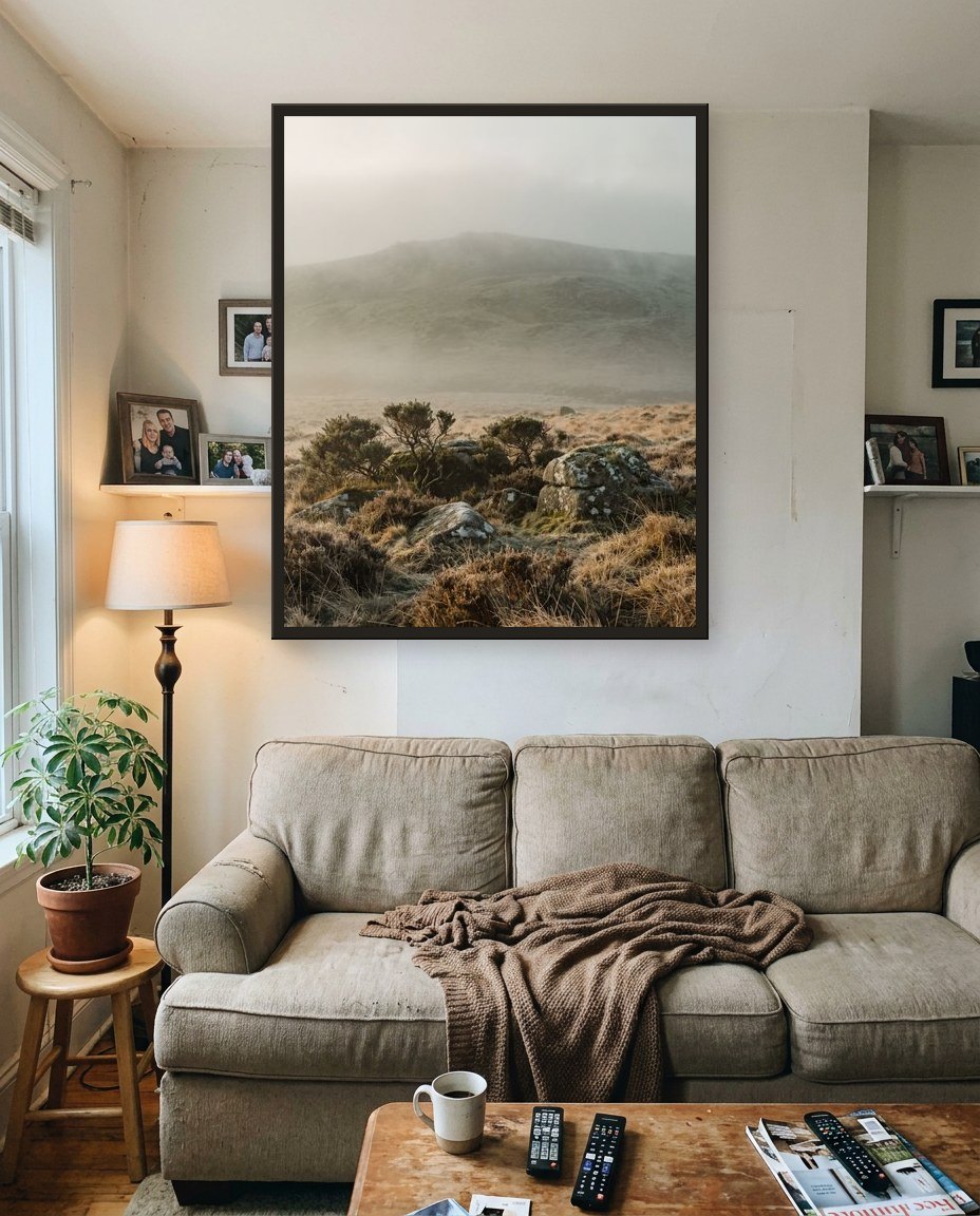 La lande dorée, salon