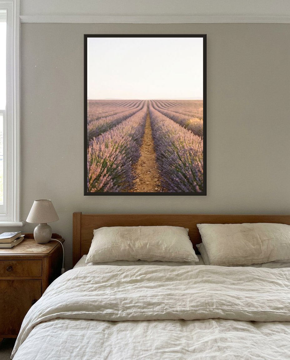 Le champ de lavande · panneau droite, chambre parentale