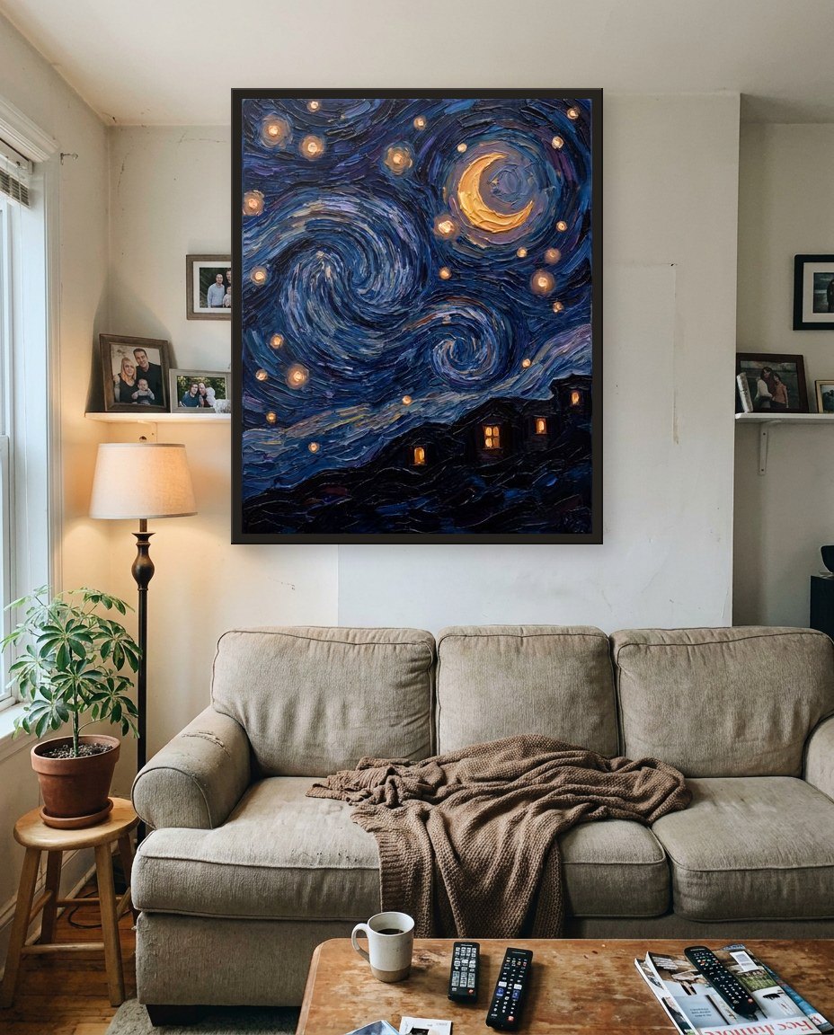 Nuit étoilée, salon