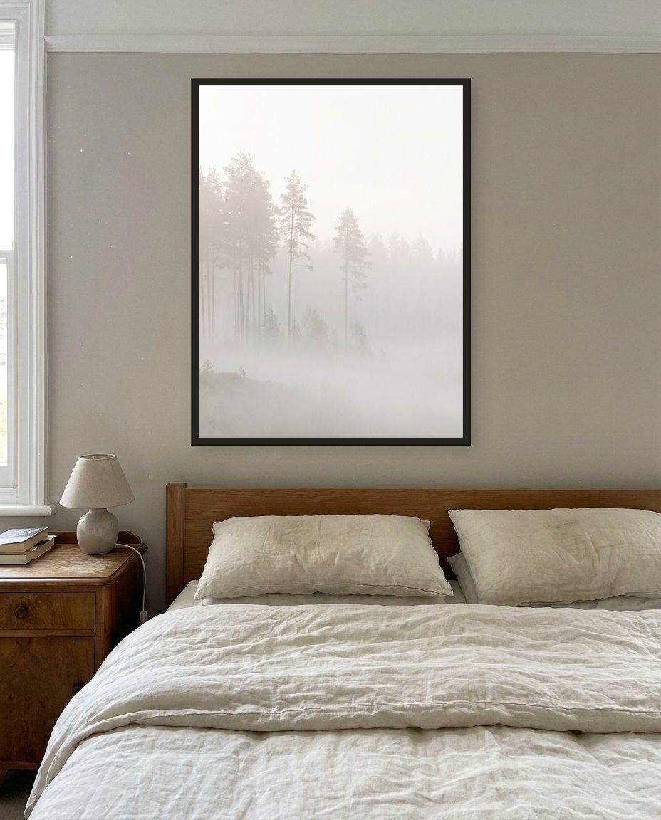 Le sous-bois · panneau centre, chambre parentale