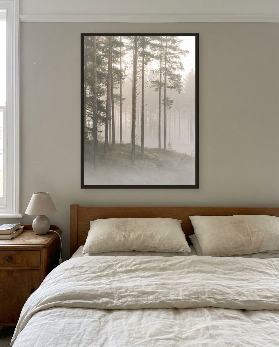 Le sous-bois · panneau gauche, chambre parentale