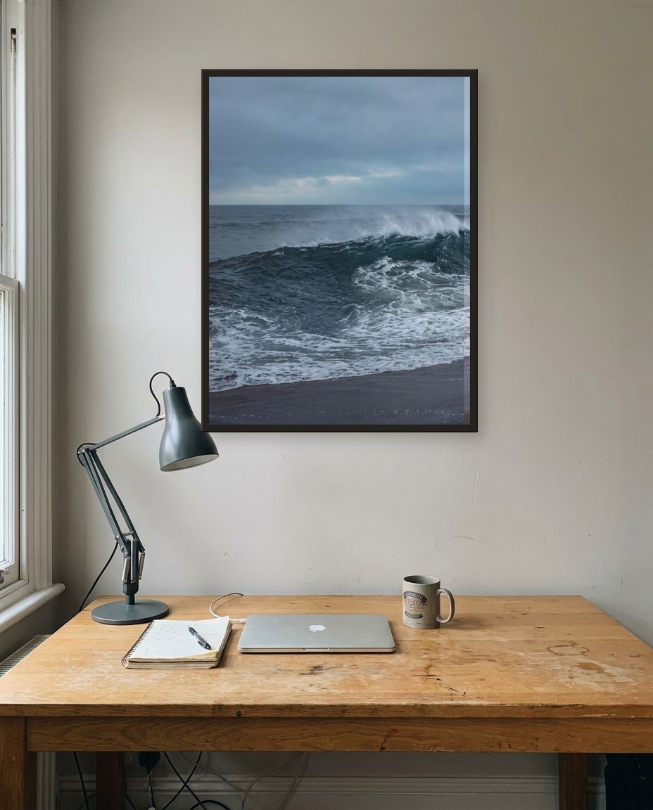 La vague · panneau gauche, bureau