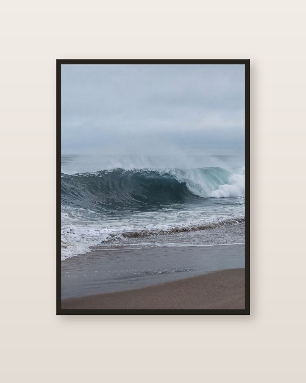 La vague · panneau centre