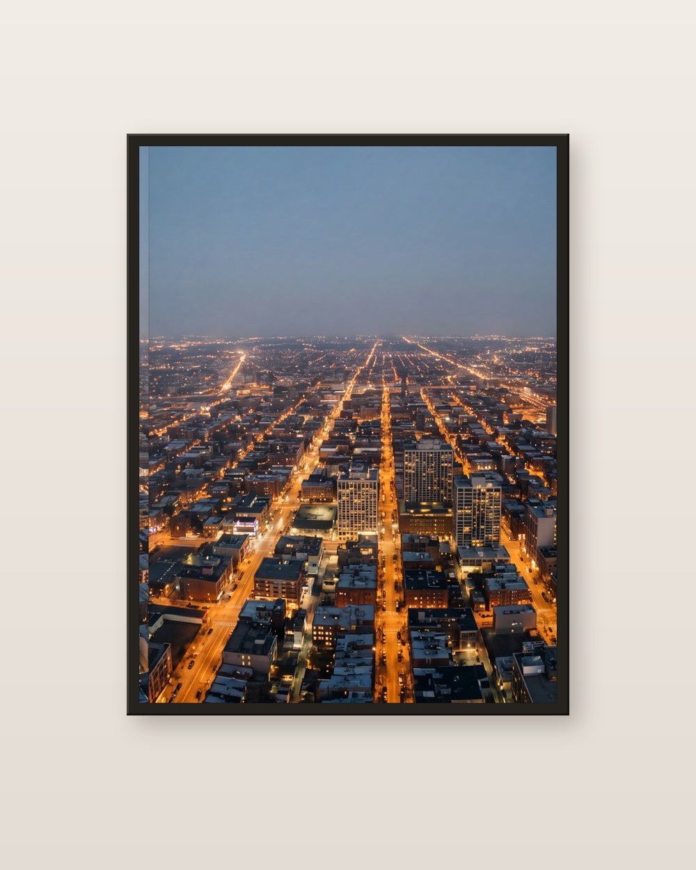 La ville vue du ciel · panneau droite