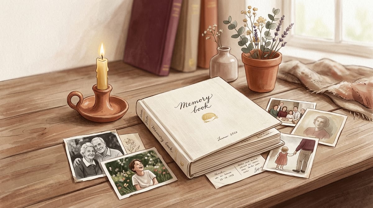 Livre de vie hommage à un proche