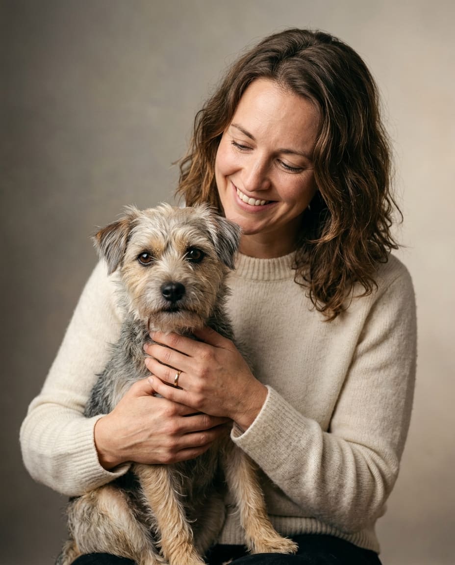 Portrait animal, style Studio clair