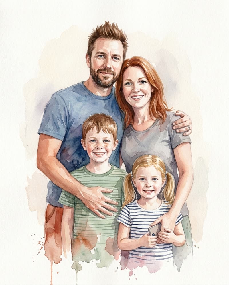 Exemple : Aquarelle tendre