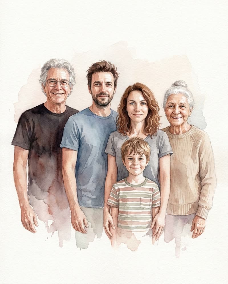 Exemple : Aquarelle tendre