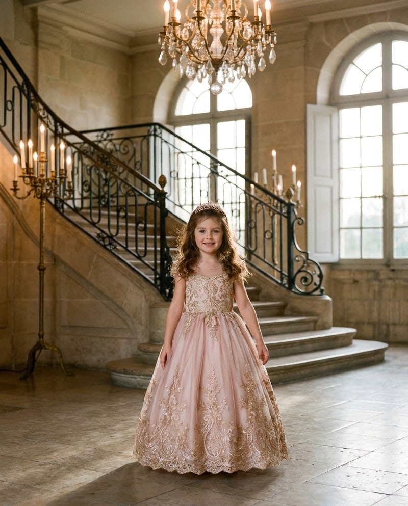 Portrait d’enfant, univers Princesse